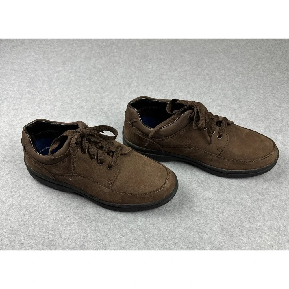 Thom McAn‎ Brown Leather Casual Lace Up Oxford Shoes Size 10.5W